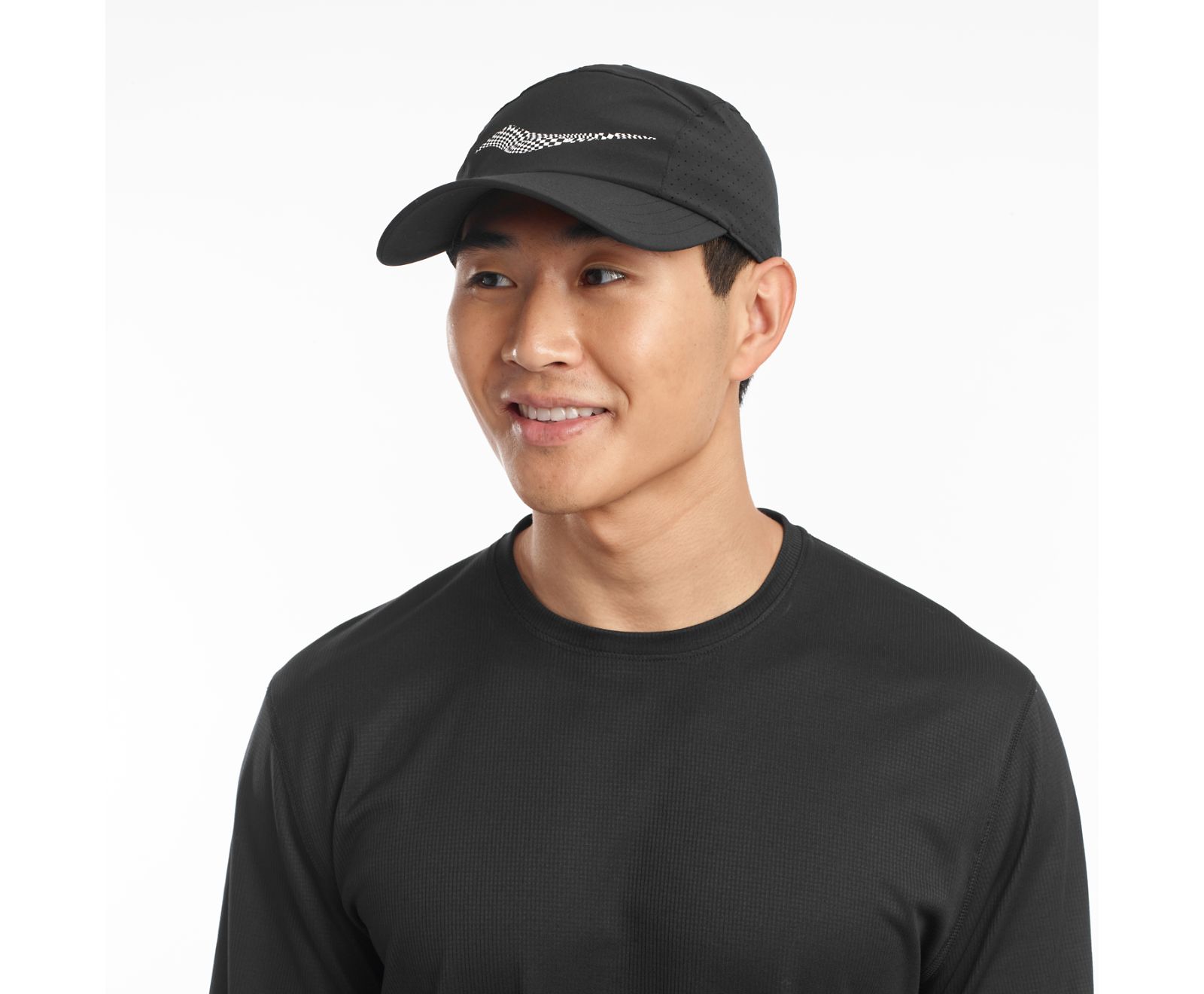 Saucony Outpace Men's Hats Black | Canada 696ZUTG